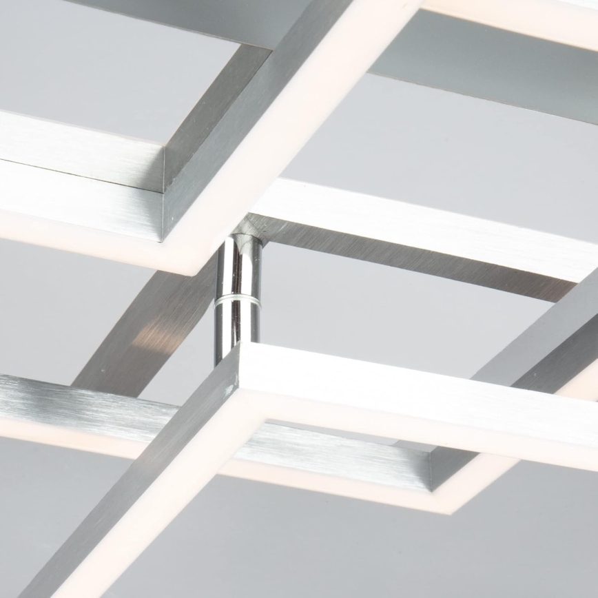 LED Ceiling Light, 33W, 230V, 3000K, Matte Chrome