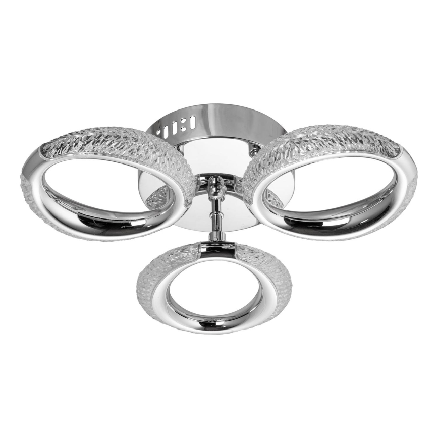 LED Ceiling light 3xLED/14W/230V 3000-5000K d. 35 cm shiny chrome