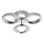LED Ceiling light 3xLED/14W/230V 3000-5000K d. 35 cm shiny chrome