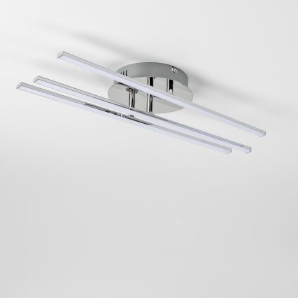 LED Ceiling Light 3xLED/3W/230V Glossy Chrome