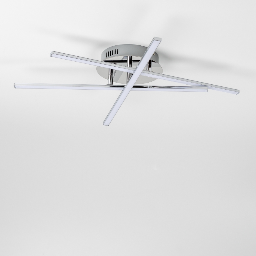 LED Ceiling Light 3xLED/3W/230V Glossy Chrome