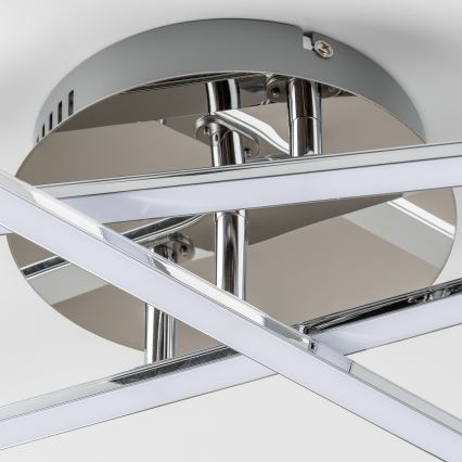 LED Ceiling Light 3xLED/3W/230V Glossy Chrome