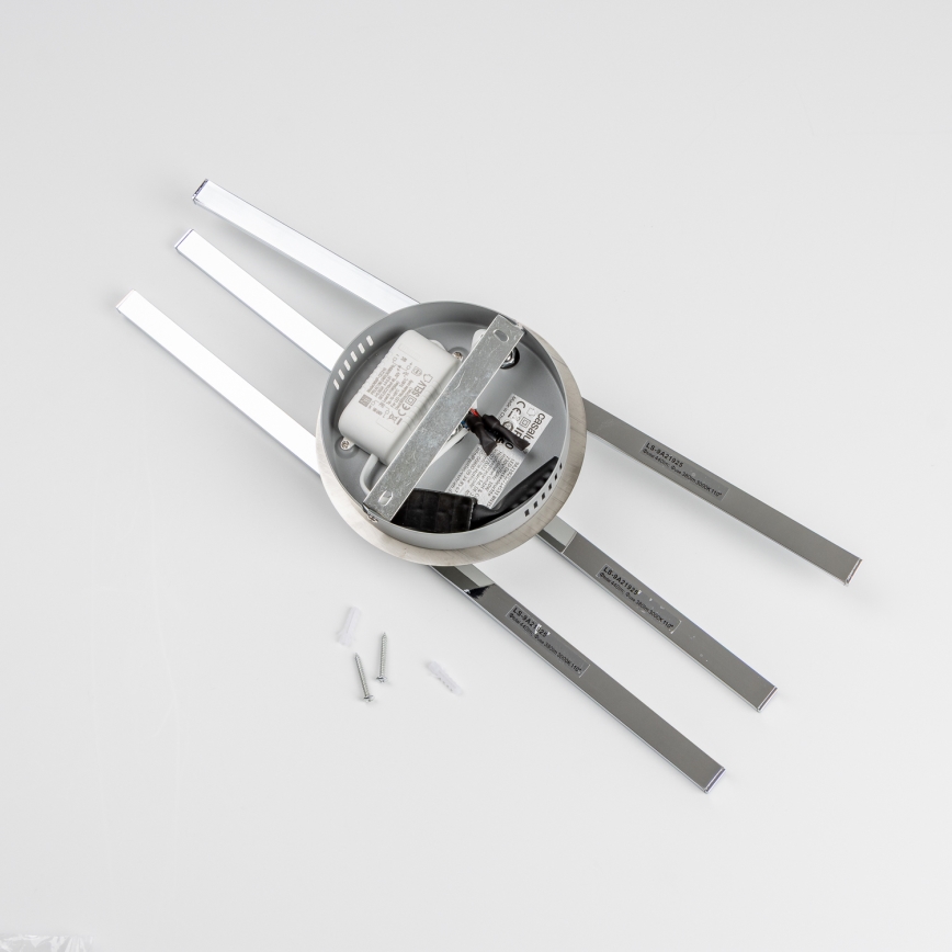 LED Ceiling Light 3xLED/3W/230V Glossy Chrome