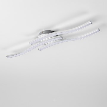 LED Ceiling Light 3xLED/6W/230V 3000K Silver