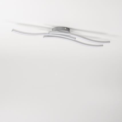 LED Ceiling Light 3xLED/6W/230V 3000K Silver