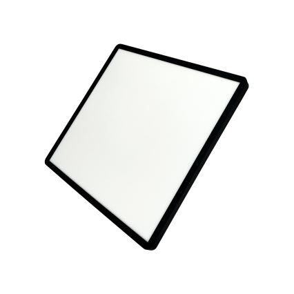 LED Ceiling Light, 40W, 230V, 3000/4000/6500K, 50x50 cm, Black