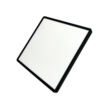 LED Ceiling Light, 40W, 230V, 3000/4000/6500K, 50x50 cm, Black