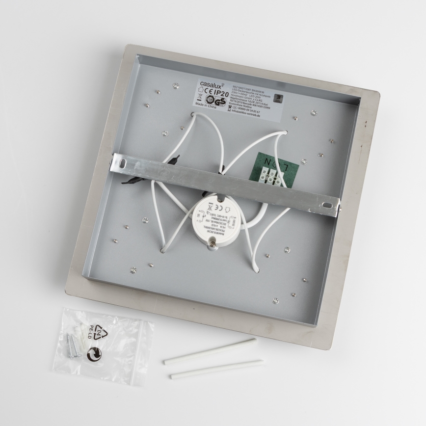 LED Ceiling Light 4xLED/4W/230V Matte Chrome