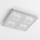 LED ceiling light 4xLED/5W/230V 3000K 28x28 cm matte chrome