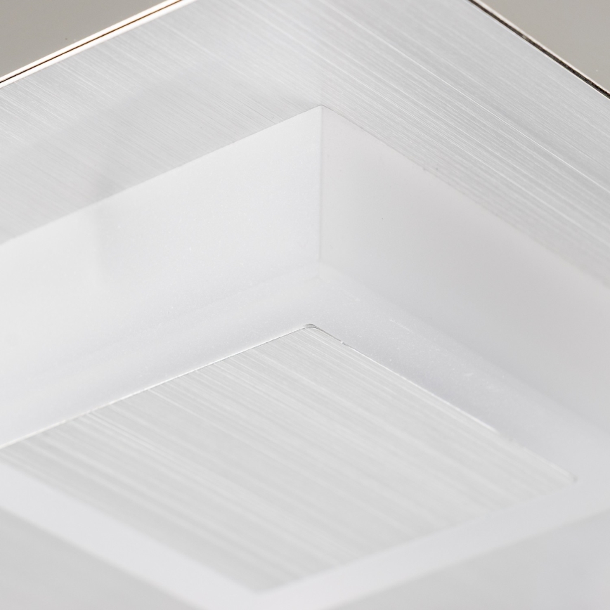 LED ceiling light 4xLED/5W/230V 3000K 28x28 cm matte chrome