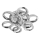 LED Ceiling light 9xLED/14W/230V 3000-5000K d. 53 cm shiny chrome