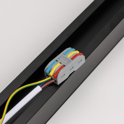 LED Ceiling Light ALLDAY BASIC LED/20/30/40W/230V 2700/4000/6000K 120 cm black