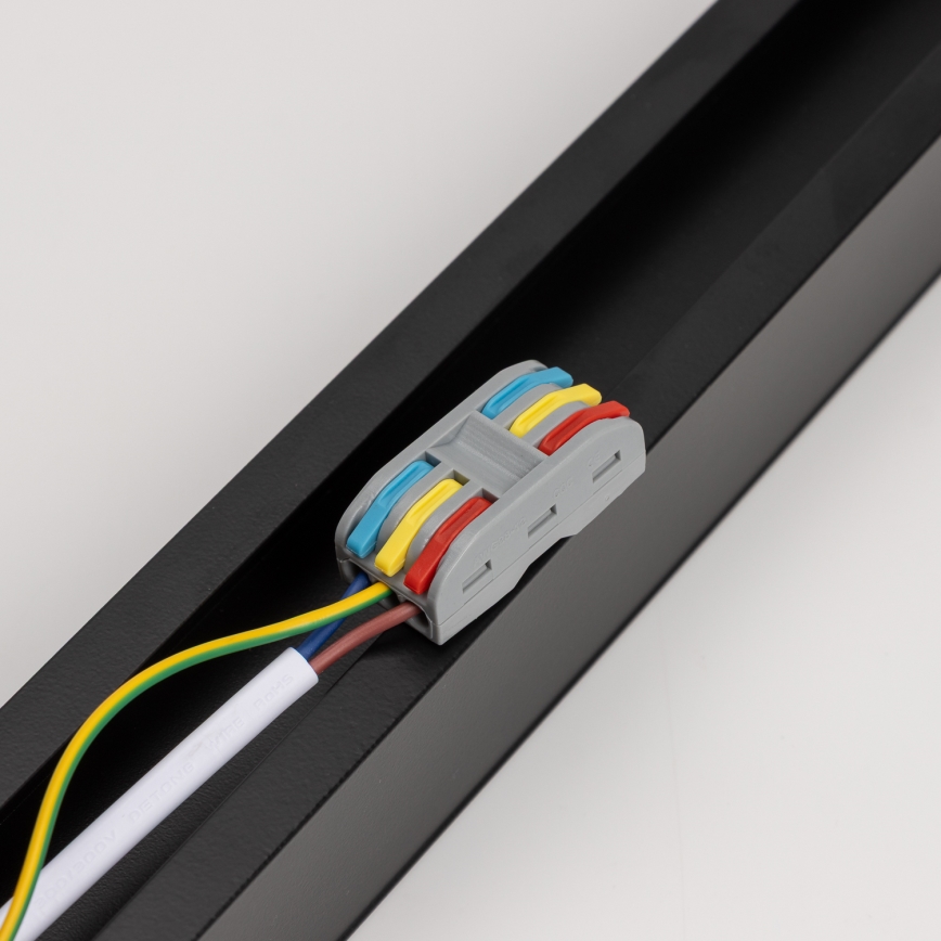 LED Ceiling Light ALLDAY BASIC LED/20/30/40W/230V 2700/4000/6000K 120 cm black