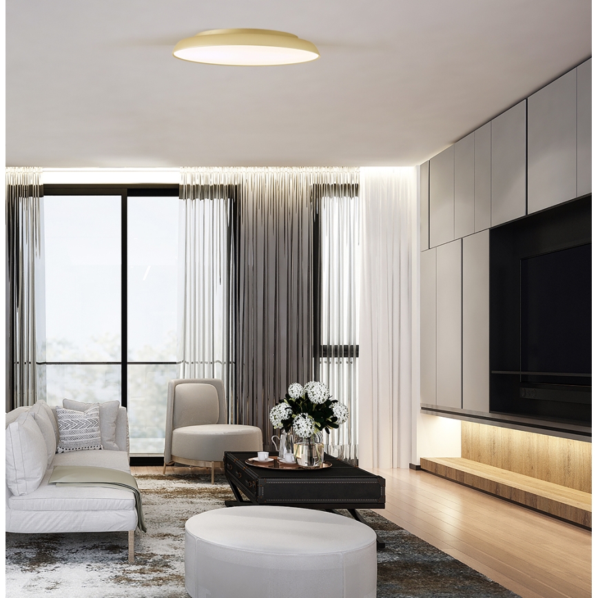 LED Ceiling Light ART LED/40W/230V, Gold