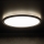 LED Ceiling Light AZPO LED/22W/230V 3000/4000/6000K Ø 42 cm IP54 black
