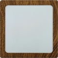 LED Ceiling light BLOCK LED/12W/230V 4200K 16,3x16,3 cm brown