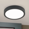 LED Ceiling light BULLY LED/12W/230V d. 14 cm black