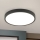 LED Ceiling light BULLY LED/24W/230V d. 24 cm black