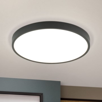 LED Ceiling light BULLY LED/28W/230V d. 28 cm black