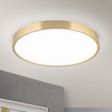 LED Ceiling light BULLY LED/28W/230V d. 28 cm gold