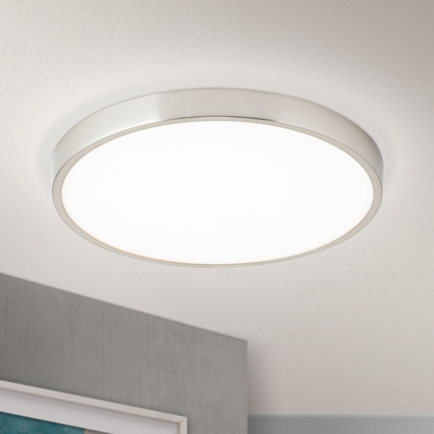 LED Ceiling light BULLY LED/28W/230V d. 28 cm matte chrome