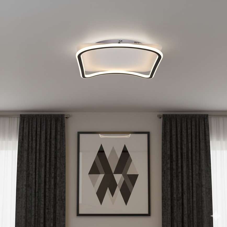 LED Ceiling Light CALI LED/30W/230V 40x40 cm Black