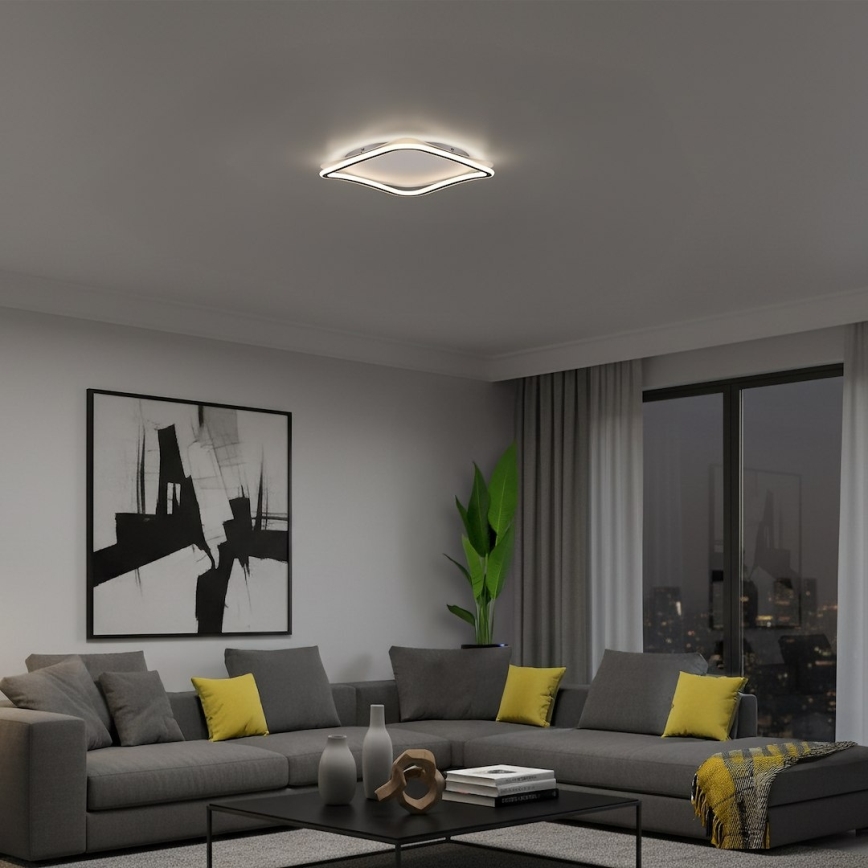 LED Ceiling Light CALI LED/30W/230V 40x40 cm Black