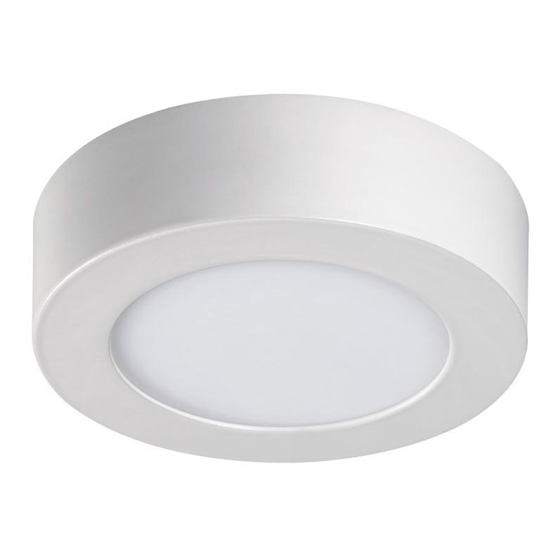 LED Ceiling light CARSA LED/6W/230V 4000K white d. 11,9 cm