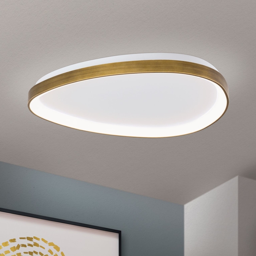 LED Ceiling light CHARLIE LED/48W/230V d. 65 cm gold