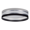 LED Ceiling light CORAL 1xLED/24W/230V black/grey