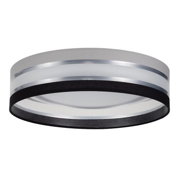 LED Ceiling light CORAL 1xLED/24W/230V black/grey