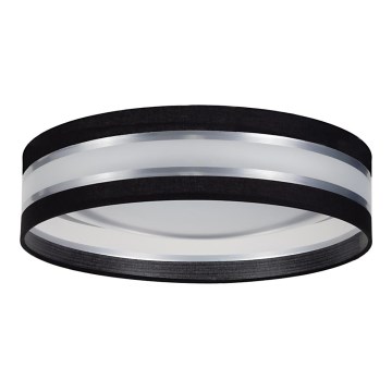 LED Ceiling light CORAL 1xLED/24W/230V black/silver