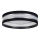 LED Ceiling light CORAL 1xLED/24W/230V black/silver