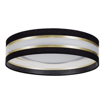 LED Ceiling light CORAL GOLD 1xLED/24W/230V black/golden