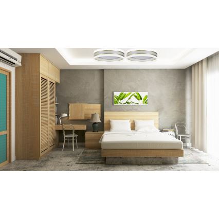 LED Ceiling light CORAL GOLD 1xLED/24W/230V white/golden