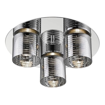 LED Ceiling light EVOLUTION 3xLED/5W/230V shiny chrome
