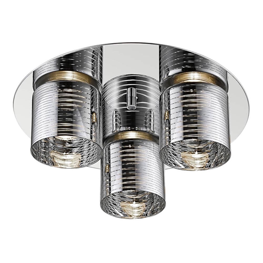 LED Ceiling light EVOLUTION 3xLED/5W/230V shiny chrome