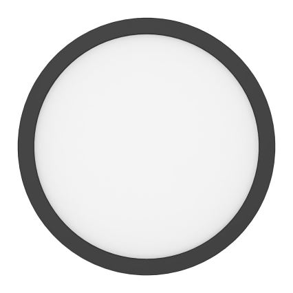 LED Ceiling Light EVORA LED/18W/230V 3000/4000/6000K Ø 22.5 cm black