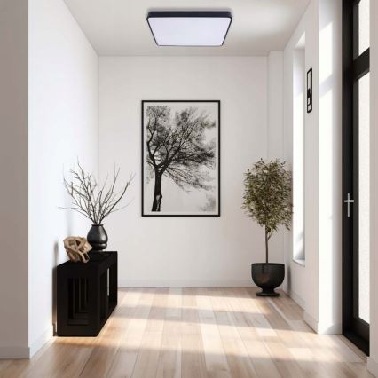 LED Ceiling light FELIZ LED/40W/230V 4000K 40x40 cm black