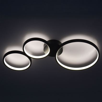 LED Ceiling light FLAMENCO LED/33W/230V 4000K black
