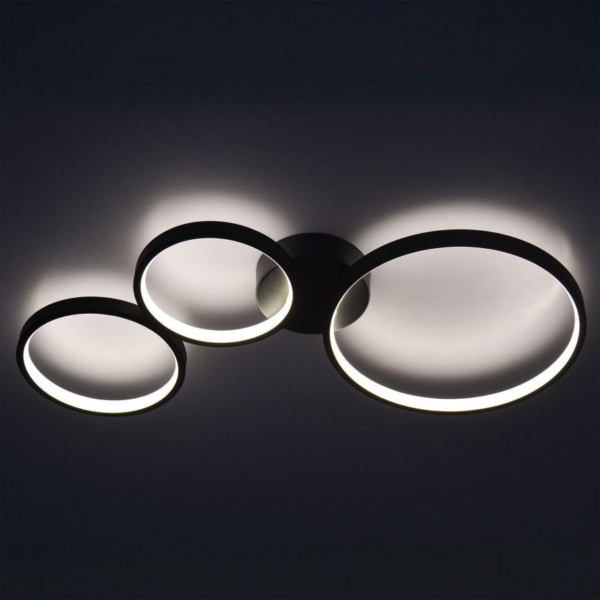 LED Ceiling light FLAMENCO LED/33W/230V 4000K black