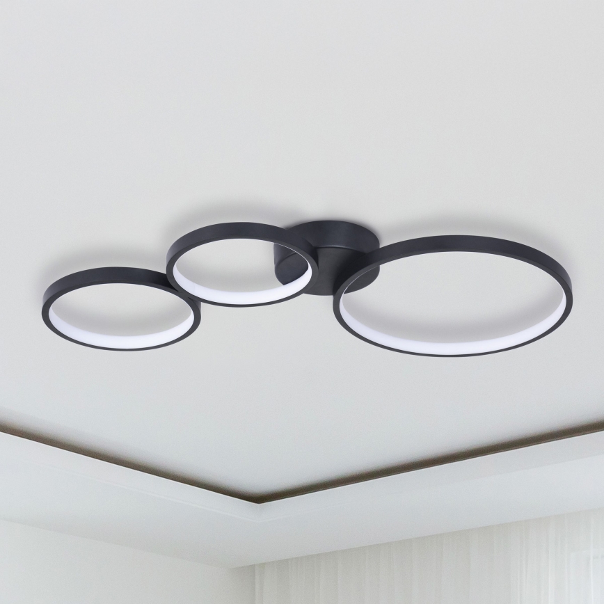 LED Ceiling light FLAMENCO LED/33W/230V 4000K black