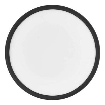 LED Ceiling light FLORI LED/18W/230V 4000K black d. 29 cm