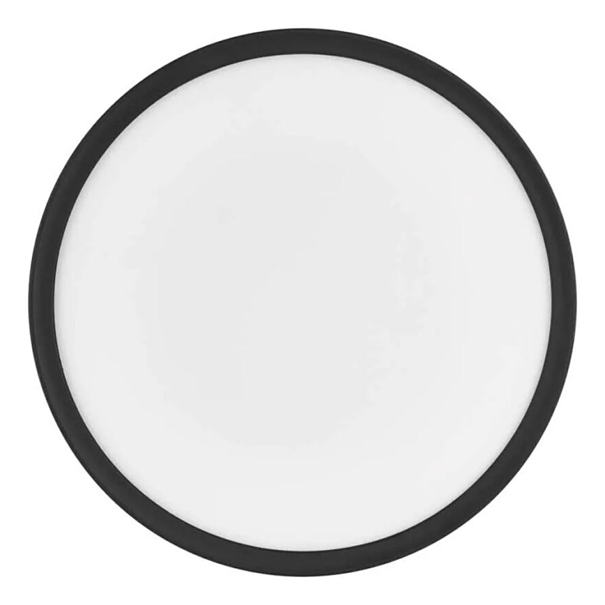 LED Ceiling light FLORI LED/18W/230V 4000K black d. 29 cm