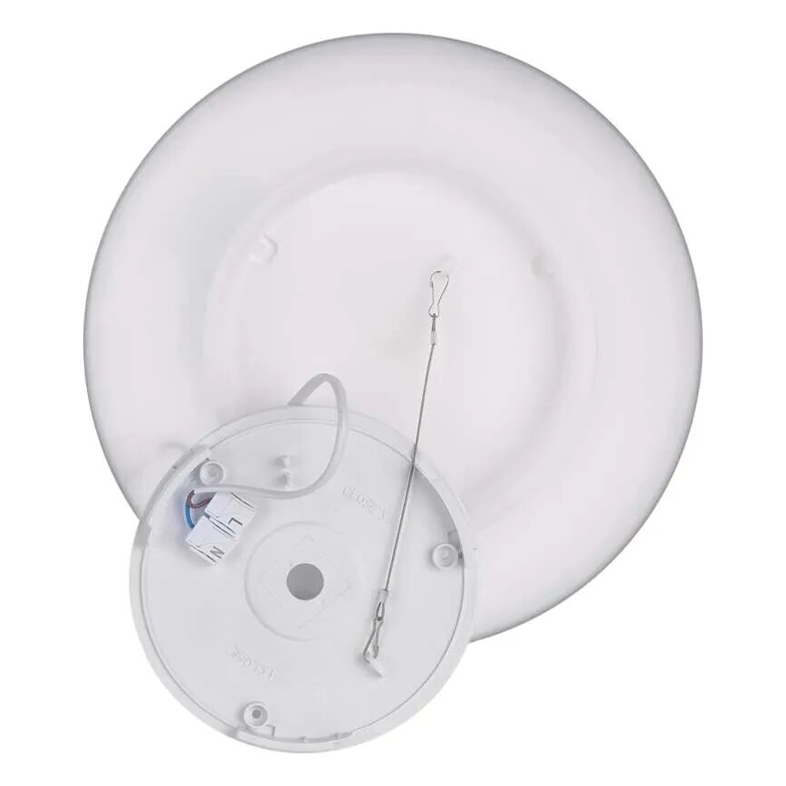 LED Ceiling light FLORI LED/18W/230V 4000K black d. 29 cm
