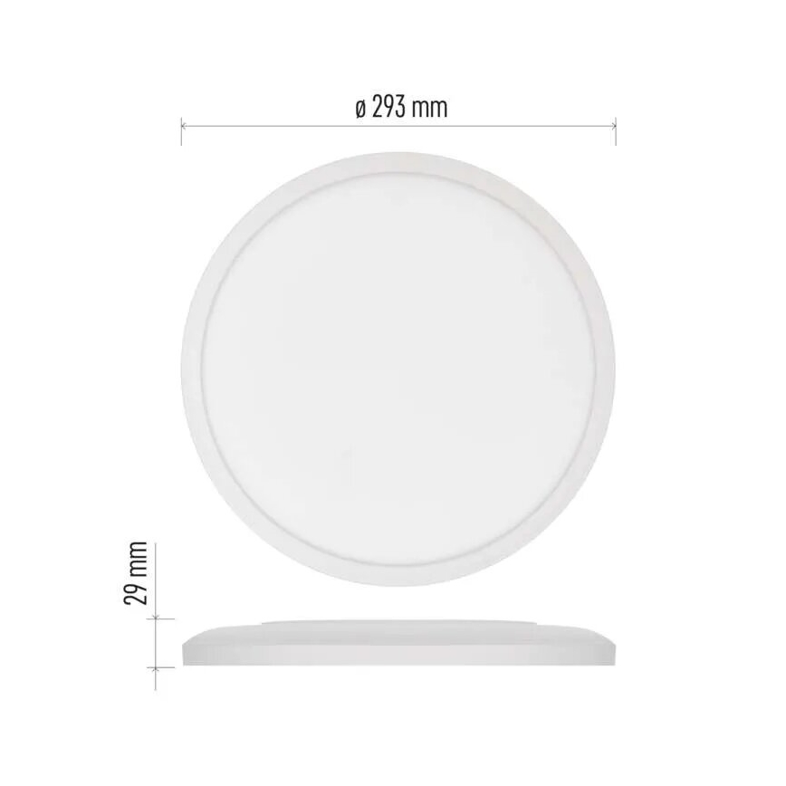 LED Ceiling light FLORI LED/18W/230V 4000K white d. 29 cm