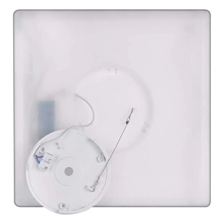 LED Ceiling light FLORI LED/22W/230V 4000K black 42x42 cm