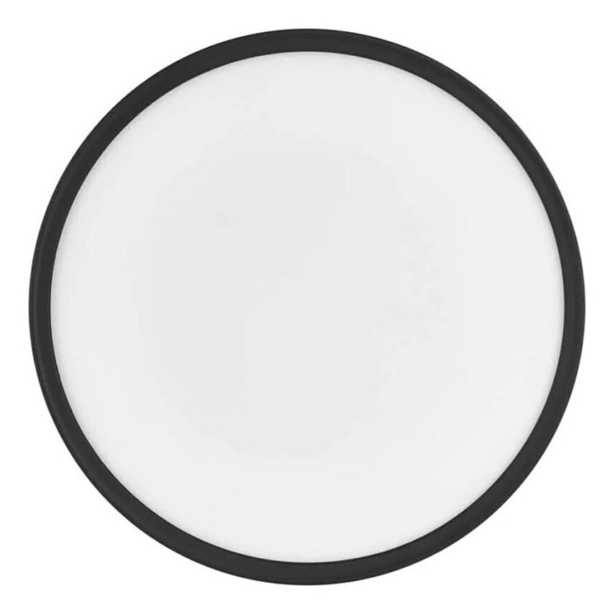 LED Ceiling light FLORI LED/22W/230V 4000K black d. 42 cm