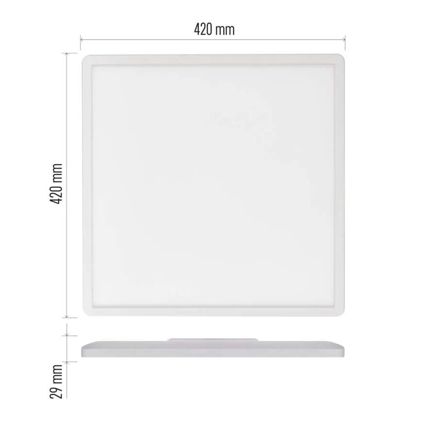 LED Ceiling light FLORI LED/22W/230V 4000K white 42x42 cm