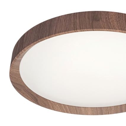 LED Ceiling Light FOREST LED/24W/230V Ø 39 cm Brown